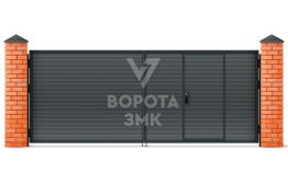 Алюминиевые ворота 3000×2500 ЗМК-4733